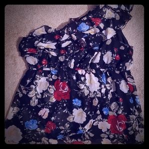 Torrid floral 1 sleeve top